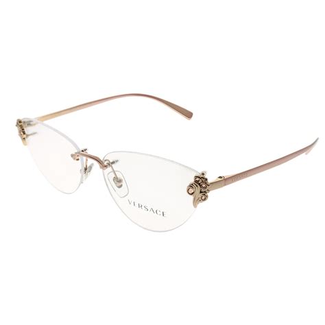 womens versace eyeglasses|versace rimless glasses for women.